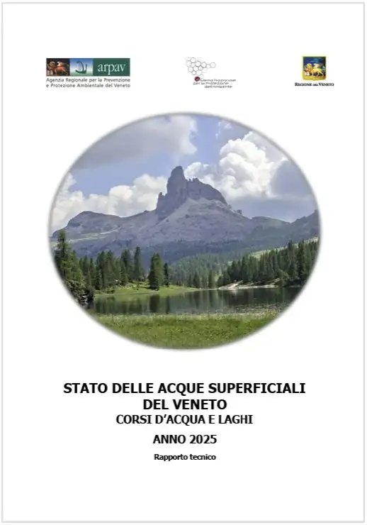 Stato delle acque superficiali del Veneto - Corsi d'acqua e laghi /&nbsp;Rapporto tecnico Anno 2025